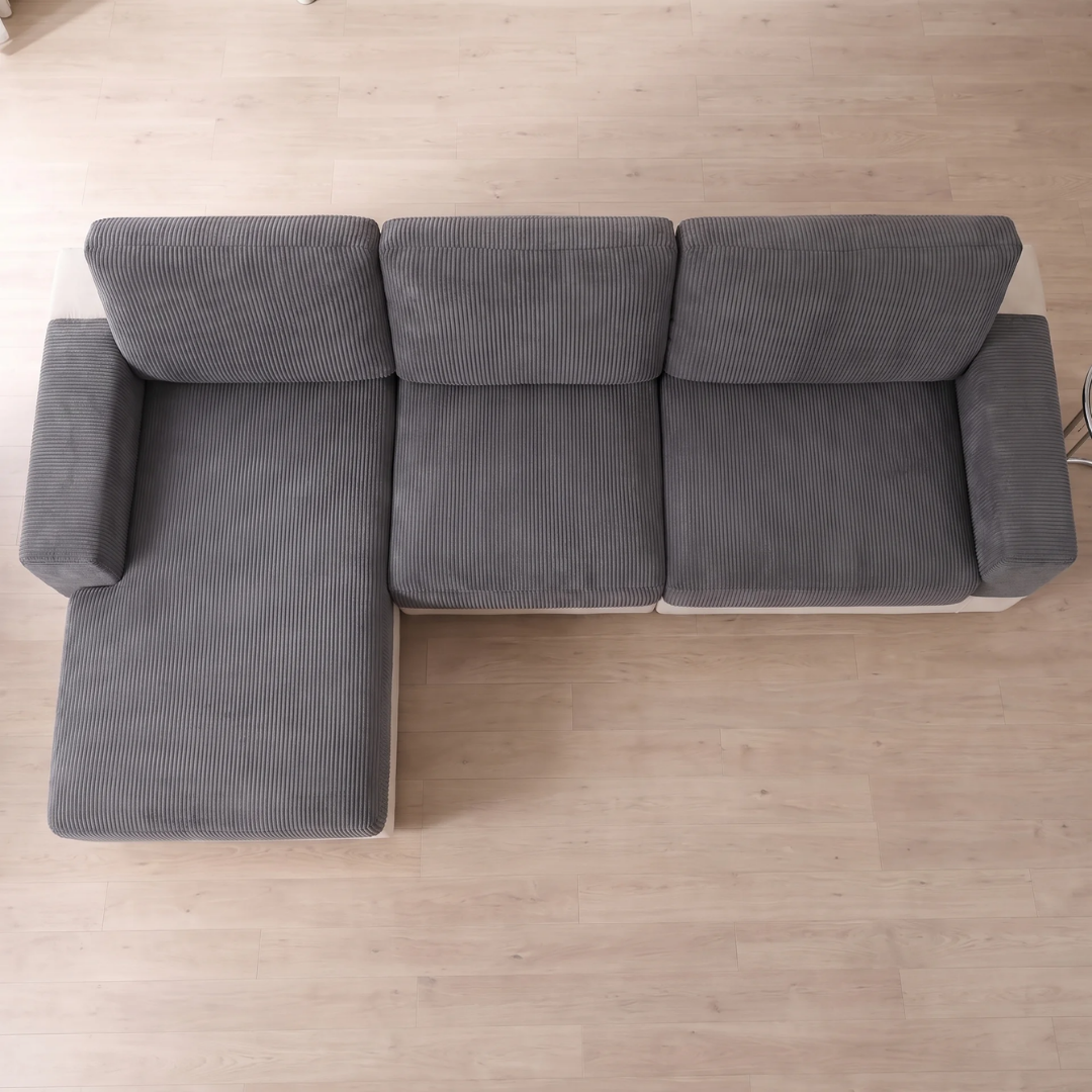 Stretch Corduroy Cushion Covers for Sectionals and Sofas