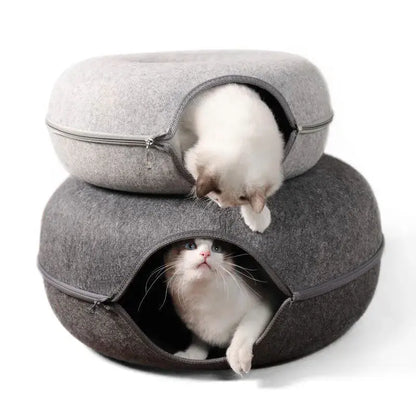 Cat Tunnel Donut Bed
