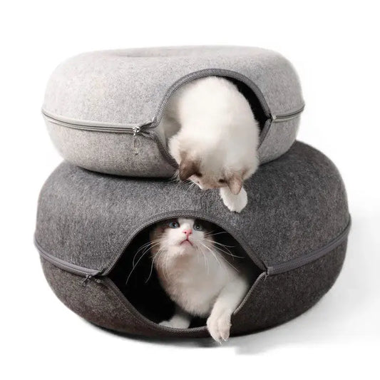 Cat Tunnel Donut Bed