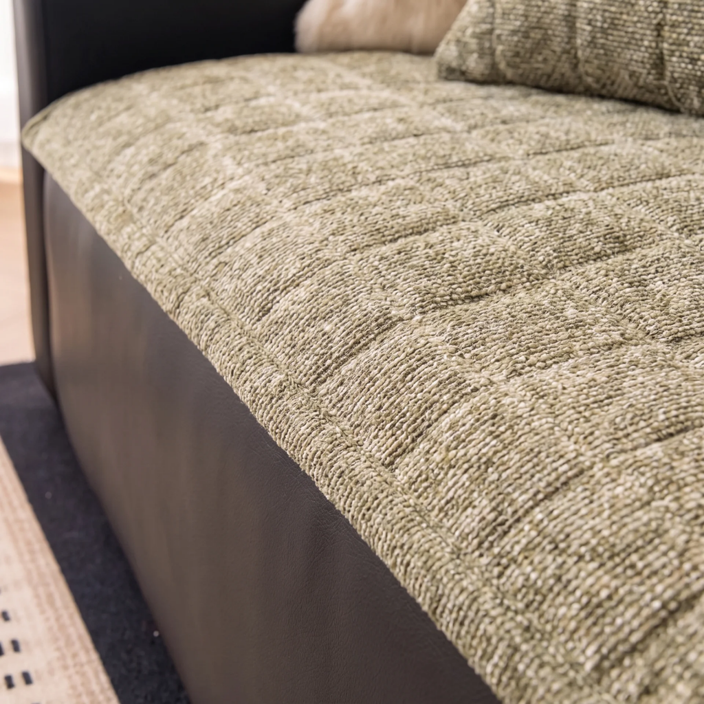 Quilted Chenille Sofa Seat Cover Mat for Dogs & Cats