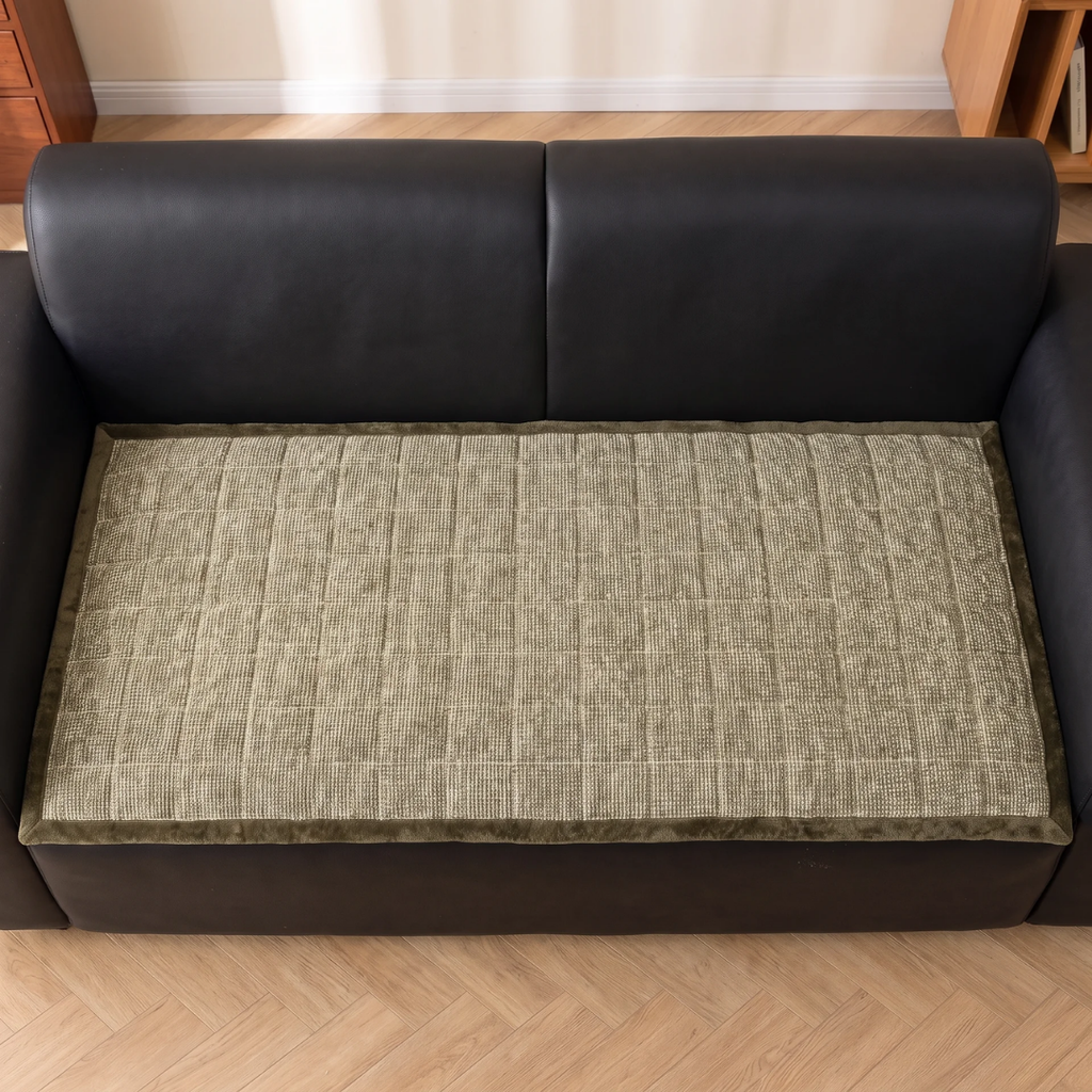 Quilted Chenille Sofa Seat Cover Mat for Dogs & Cats