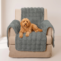 Plush Channel Recliner and Armchair Cover for Dogs & Cats