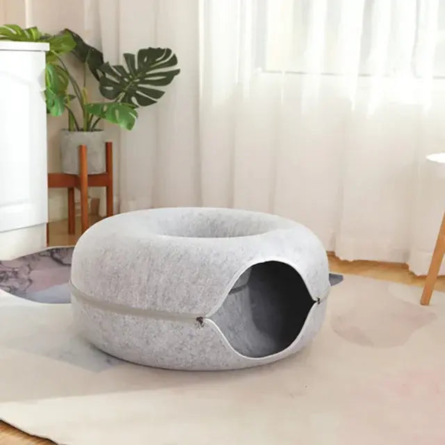 Cat Tunnel Donut Bed