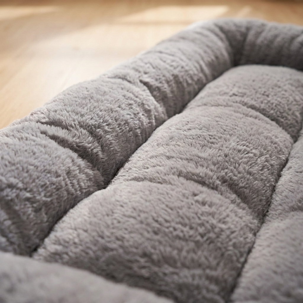 Plush Dog Bed Mat - Extra Large Soft Crate Pad