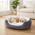 Cozy Sherpa Small Pet Bed - Soft Cat & Dog Bed