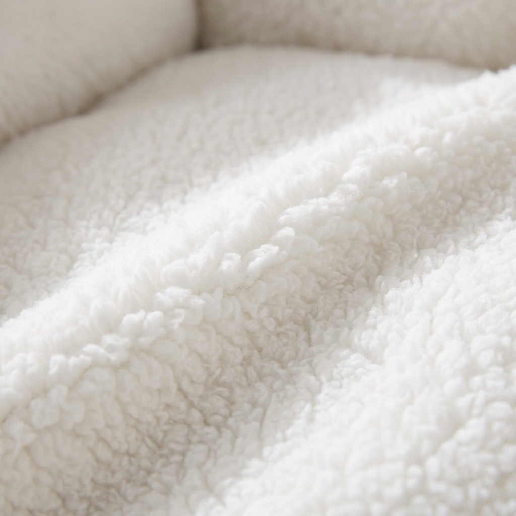 Cozy Sherpa Small Pet Bed - Soft Cat & Dog Bed